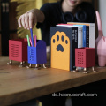 Katzenpfotenabdruck kreativer Bücherständer Eisenregal
